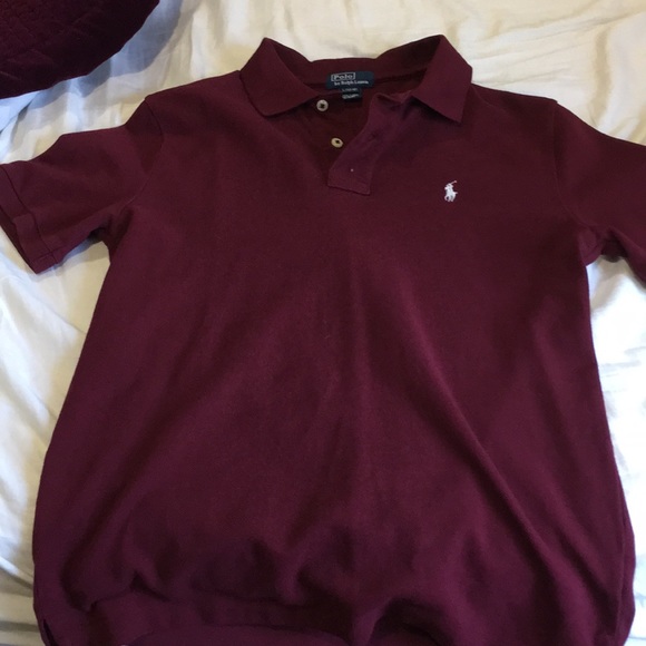 boys maroon polo
